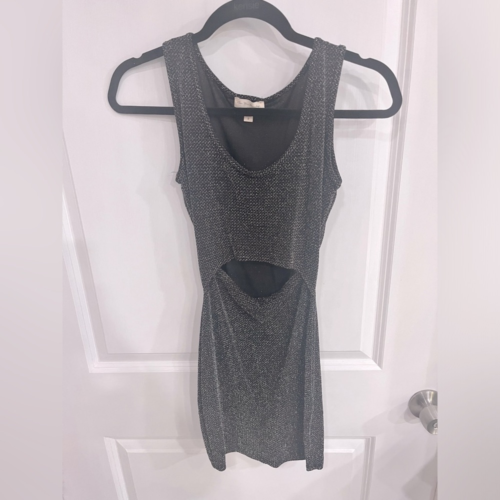 See You Monday Dress - Size Small with Front Cut-Out - $8